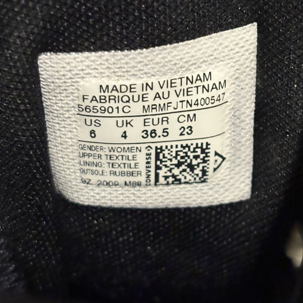 Converse Chuck Taylor All Star Platform High-Top Sneaker Womens Size 6 - Picture 9 of 9